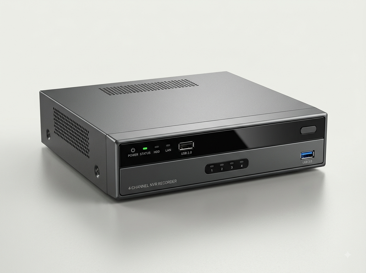 4-Channel NVR System