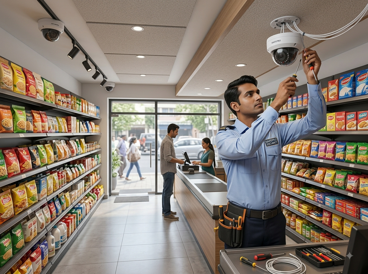 Retail Shop Camera Installation